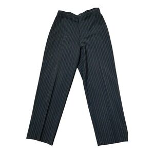 Briggs New York Black Pinstripe Slacks Sz 8P
